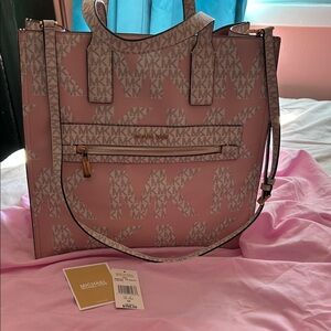 Michael Kors Pink Signature Tote